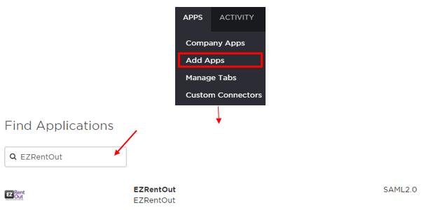 Adding EZRentOut App