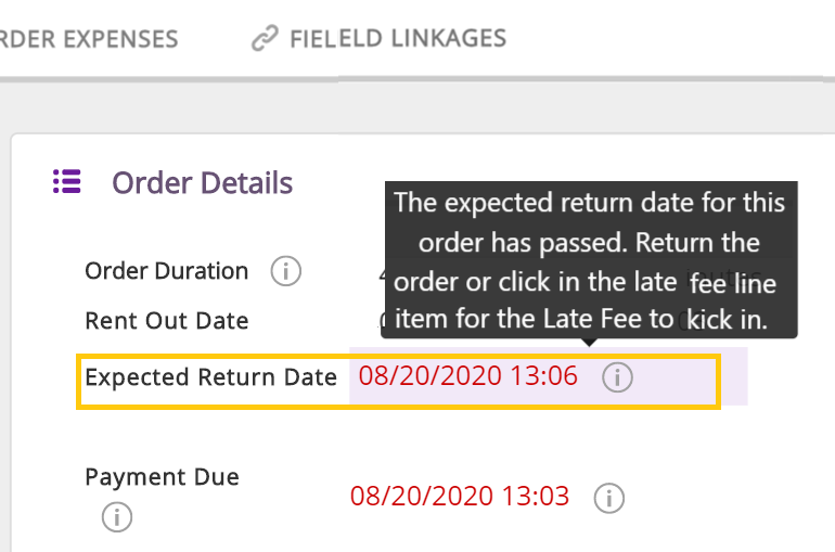 expected return date has passed