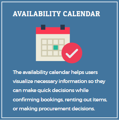 Availability Calendar rental software