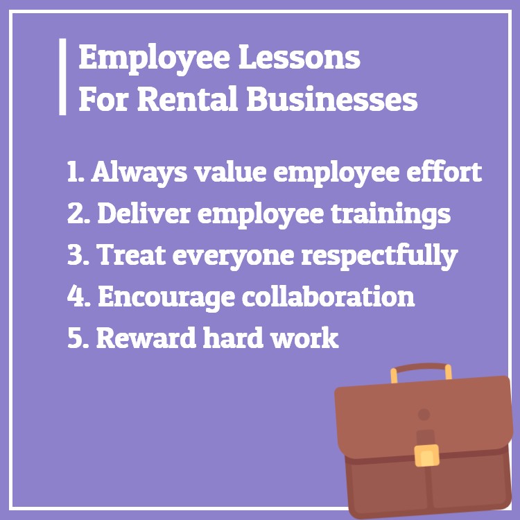 Employee rental business lessons