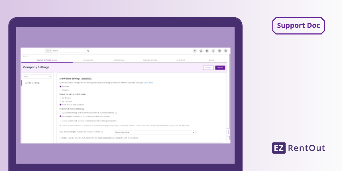 [How-to] Set Up Multi-Store Listings in EZRentOut