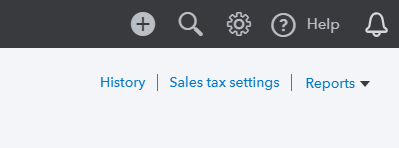 sales tax settings