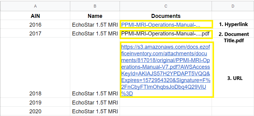 Populate asset file