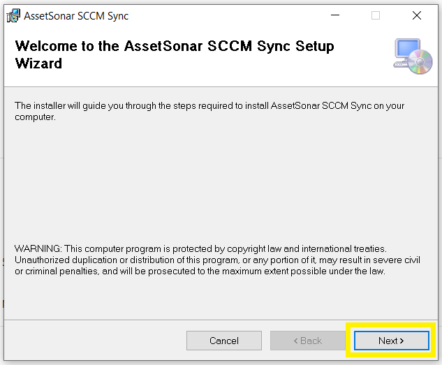 Install AssetSonar’s SCCM Connector 3