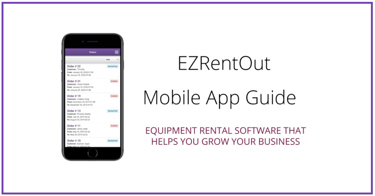 EZRentOut Mobile App EBook V1.0