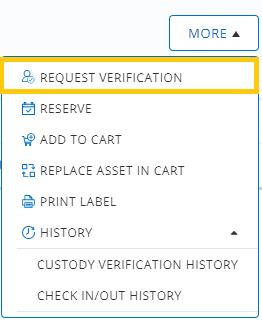 request verification