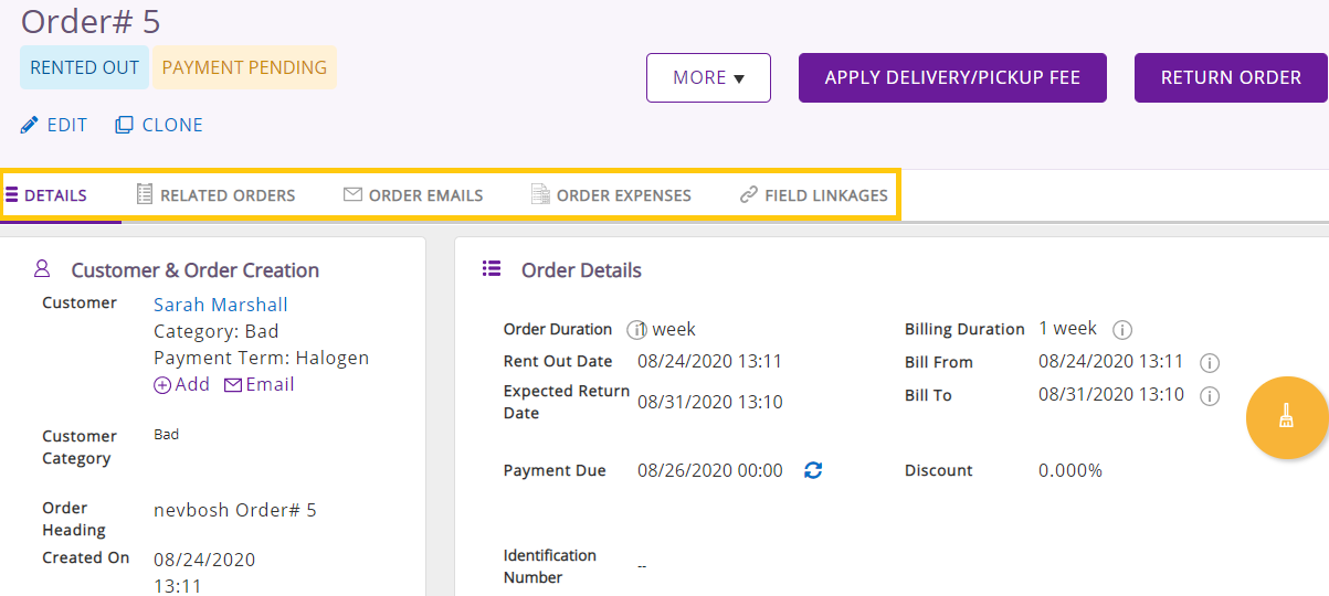 9. order details page in new UI