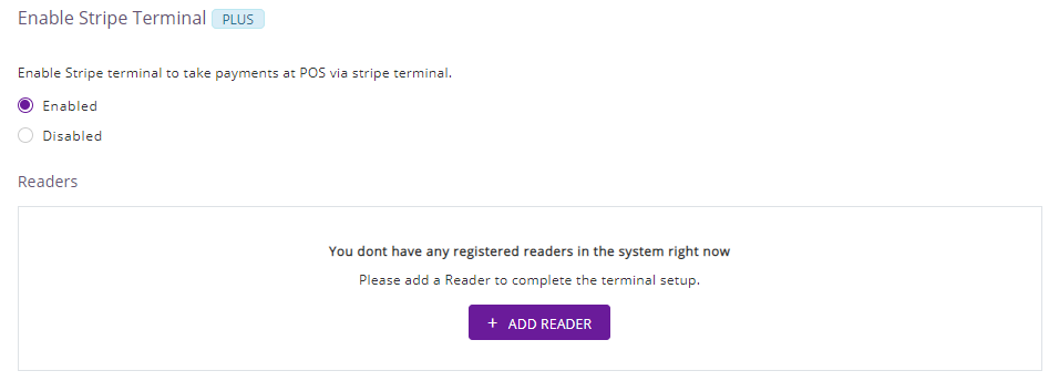 How to enable Stripe Terminal