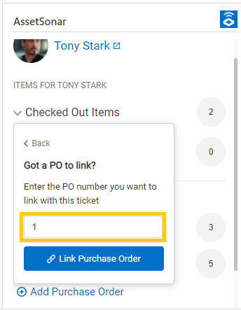 Linking Purchase Orders to tickets 3
