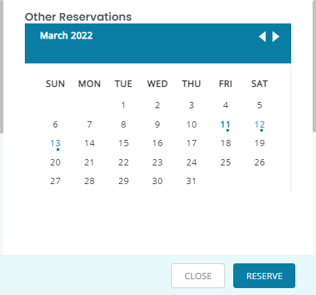 Create a recurring reservation 4