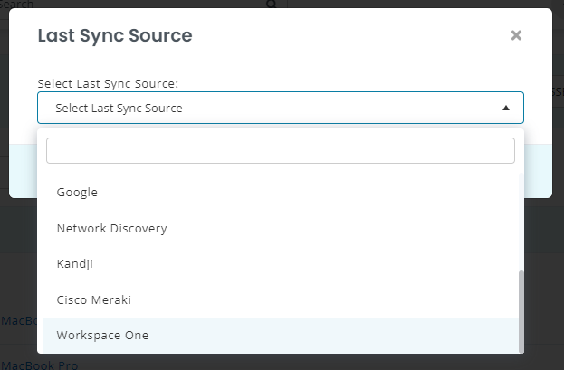 Syncing with Workspace One 3