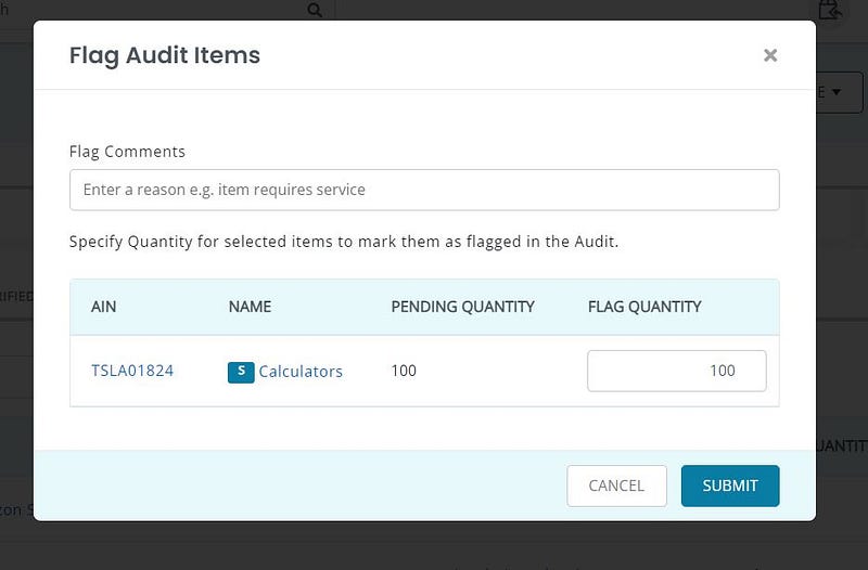 Verify, Deny and Flag Audit Items