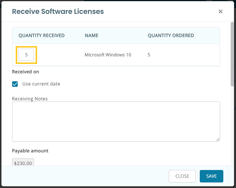 Purchasing additional seats for an existing license 5