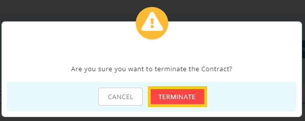 Terminate to end the Contract