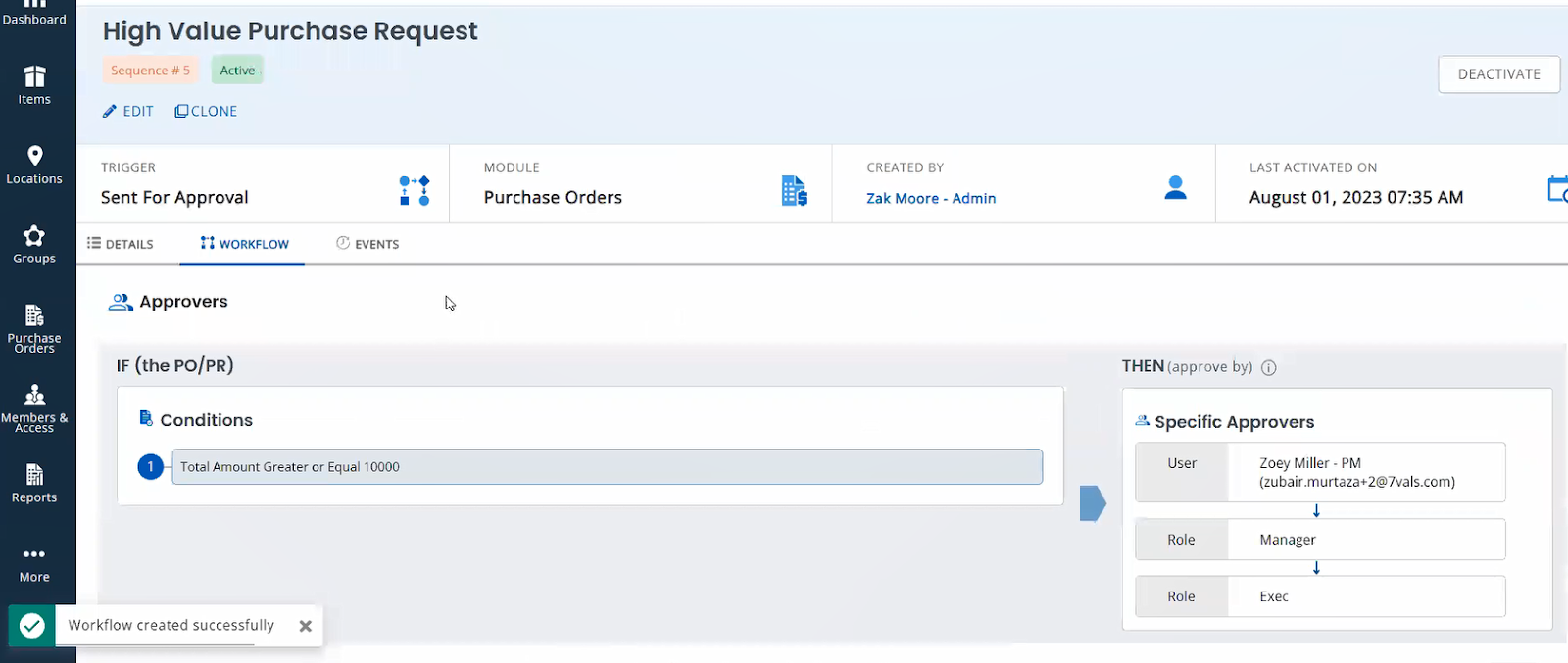 How to set up Multi-tier Approval Workflows