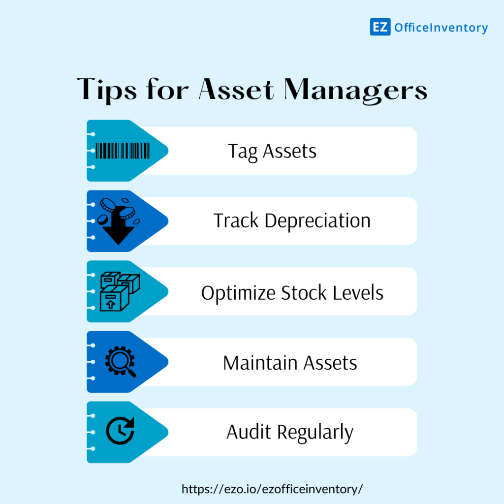 Tips for asset managers