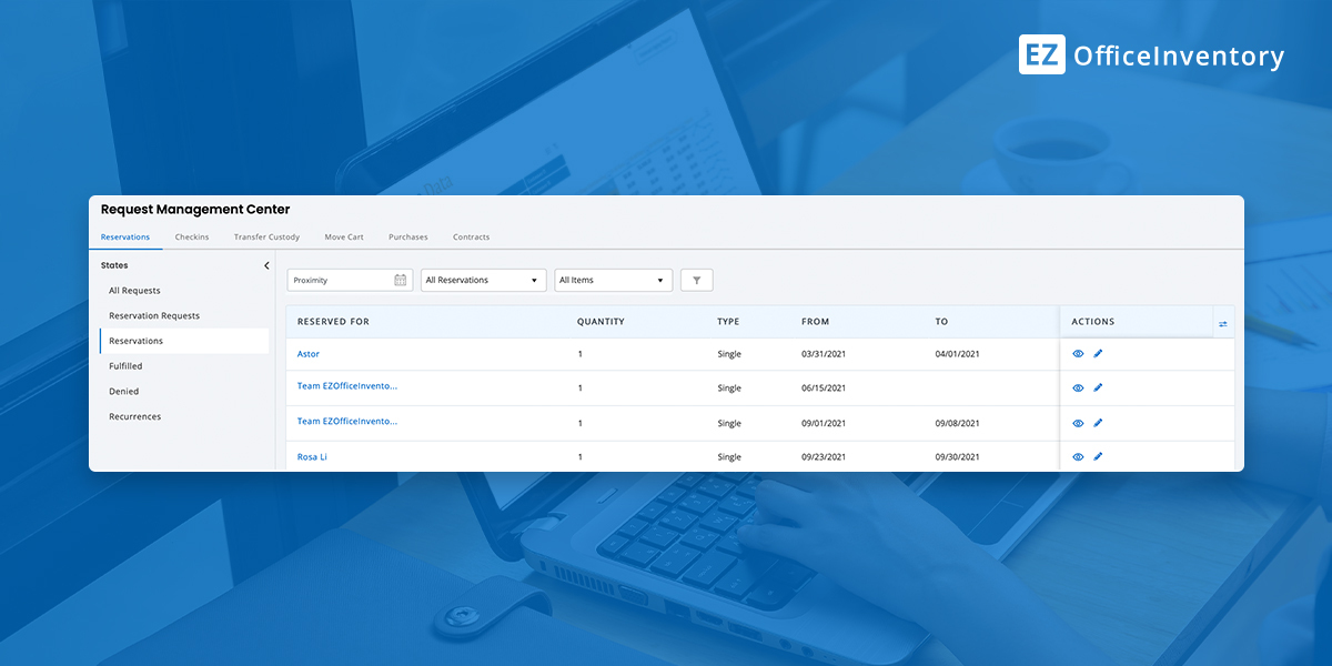 [How-to] Use the Request Management Center in EZOfficeInventory 